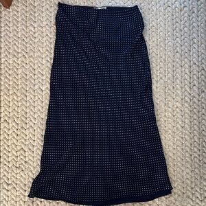 Reformation Layla Polka Dot midi Skirt